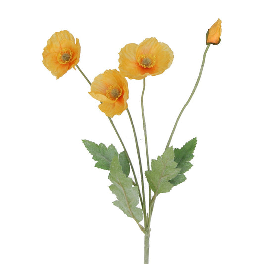 Faux Yellow Poppy